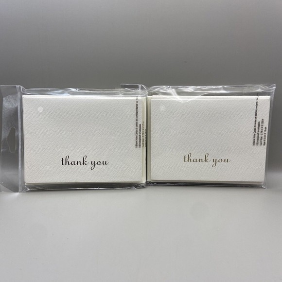 Michael's "Thank You" Note Cards and Envelopes 2 Packs of 8 Sealed - Picture 4 of 8
